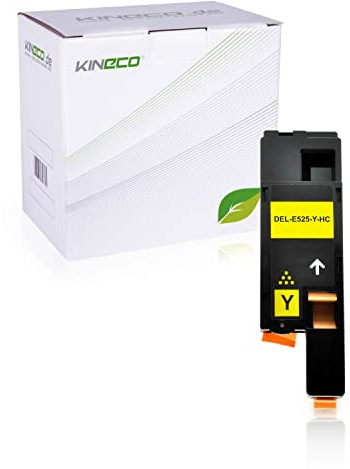 Kineco Toner kompatibel mit Dell E525w Multifunktionsdrucker - 593-BBJW - Yellow 1.400 Seiten