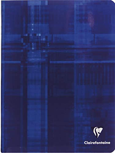 Clairefontaine 37244C - Packung mit 10 Heften 17x22cm, geheftet, 40 Blatt 90g, kariert, farbig sortiert, 1 Pack