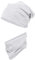 TupTam Kinder Beanie Mütze Schlauchschal Set Übergangszeit, Farbe: Grau Meliert, Größe: 52-54