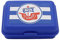 F.C. Hansa Rostock Brotdose - Streifen - Lunchbox, Frühstücksbox, Vorratsdose - Plus Lesezeichen Wir lieben Fußball