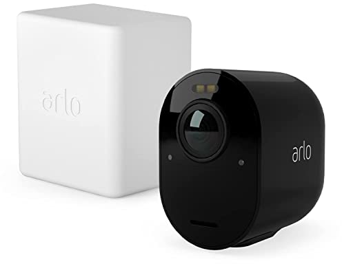 Arlo Ultra2, Telecamera di Videosorveglianza WiFi con Batteria Ricaricabile Aggiuntiva in Omaggio, Nero - 90 Giorni di Prova Gratuita Secure