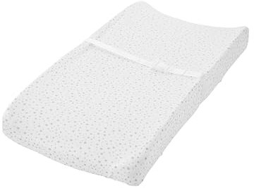 Simple Joys by Carter's Baby 2-Pack Cotton Changing Pad Covers Disfraces niños pequeños, Blanco Estrellas/Rayas, Talla única (Pack de 2) bebés Unisex