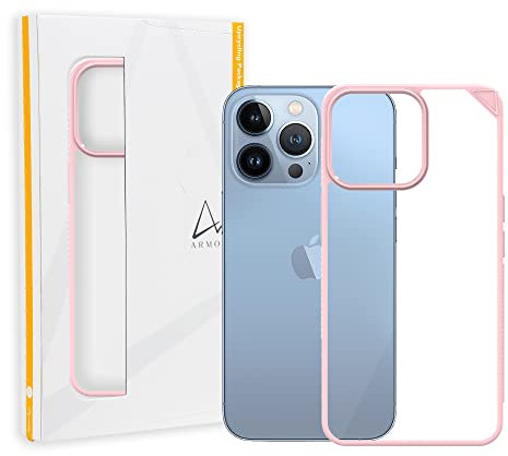 Armor Signature Case for iPhone 13 Pro Max (Blossom Pink with Orange Tape)