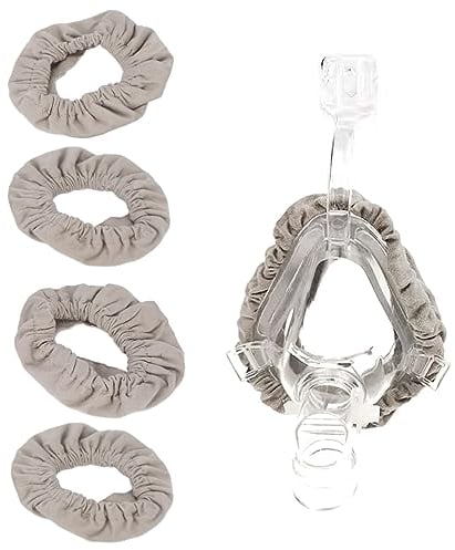 4PCS Full Face CPAP -Masken -Liner, wiederverwendbare CPAP -Masken -Kissenbezüge von waschbarer Maskenabdeckung CPAP -Maskenabdeckungen CPAP -Zubehör, um Luftlecks und Blasen zu reduzieren
