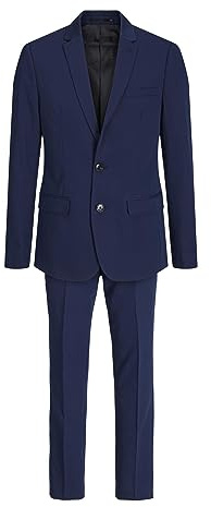 Jack & Jones Boys Jprsolar Noos Jnr Suit, Medieval Blue, 128 UK