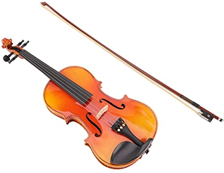 Violine Geige Anfänger Violine mit dominanten Saiten, Bogen, Koffer, Kolophonium und Schulterstütze – offener, klarer Ton (Size : 1/8)