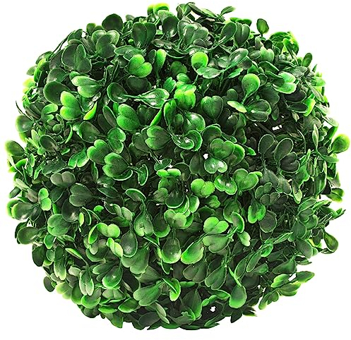 Decovego Deko Buchsbaum Künstlich 18 cm Buchsbaumkugel Kugel Künstliche Pflanzen Pflanze Buchskugel Kunstpflanze Buchskugel