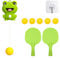 DAWRIS Tischtennis-Trainer-Set zum Aufhängen für den Innenbereich, Tischtennis Trainer Kinder Tischtennisset Trainingsgeräte für den, Ping Pong Set mit 5 Tischtennisbälle und 2 Tischtennis Schläger