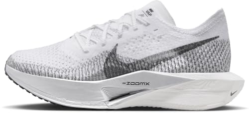 NIKE W ZOOMX VAPORFLY Next% 3, Sneaker Mujer, White/DK Smoke Grey-Particle Grey, 37.5 EU