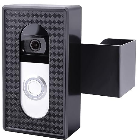 HTCELLE Anti-Theft Video Doorbell Mount, No Drill Ring Doorbell Holder for Apartment Hotel Rental Homes, Compatible with Ring Wireless Video Doorbell 4/3/3 Plus/2/1/Pro/2021/(2020 Release)