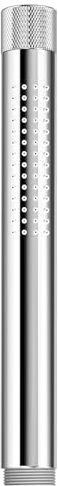 ACEFY Duschkopf wassersparend Dual Function Mode Handbrause Stabhandbrause Duschbrause massiv Messing Gebürstet mit leicht zu reinigenden Gummidüsen (Chrom)