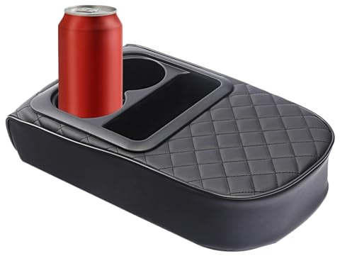 Car Storage Box with Cup Holder, Car Interior Accessories, Center Console Pad, Protective Arm Rest Covers, Multi-Purpose Console Storage, Car Cup Holder Organizer, 35x21cm Console Covers [video game]