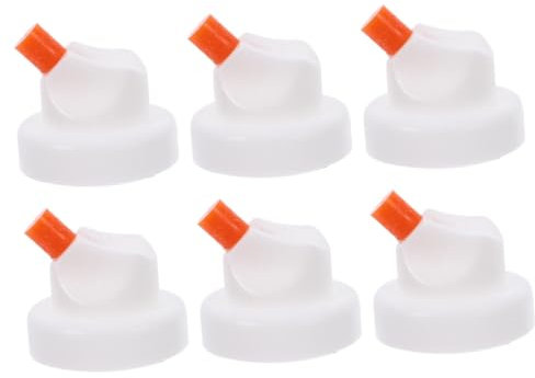 DOITOOL 6stücke Sprühfarbendüsenspitzen Umkehrbar Mit Sprühstiftdüse Und Dosenaufsatz Kompatibel Für Aerosol Als Ersatz Und Zubehör Für Anwendung in Kunst Und Schönheit