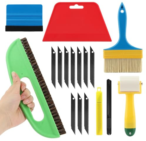 Wallpaper Smoothing Tool kit 17Pcs Wallpaper Tools Kits Smoother Tools Set