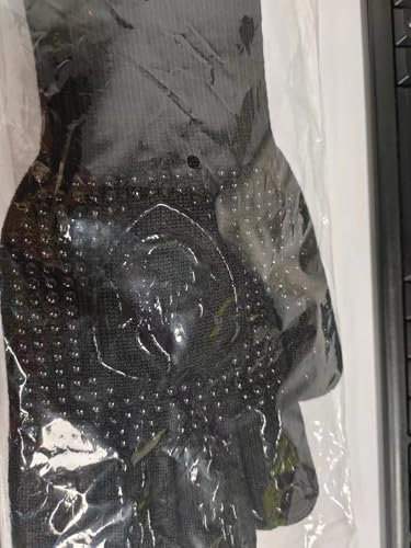 Guantes de Barbacoa Resistentes al Calor hasta 800 Grados, Guantes de Horno, Guantes Resistentes al Calor, Guantes de Cocina, Guantes para Hornear, para Interior y Exterior, de aramida, Color Negro