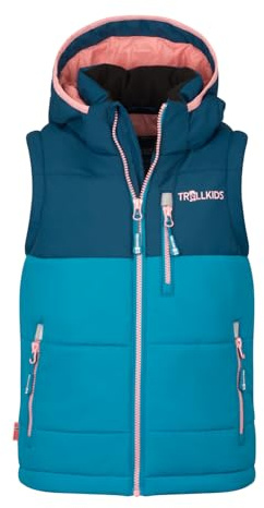 Trollkids Kids Narvik Vest XT 140, madeira blue