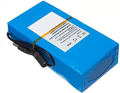 CHEMYO Lithium Battery Pack, 12V DC 20Ah Li-Ion Rechargeable Battery Pack, Portable Lithium Battery Suitable for 12V Power Equipment, with Charger 12V 20Ah,2pcs