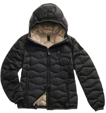 Blauer Giacca Corta Camelia 03095 Piumino Donna Nylon Nero