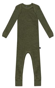 Dilling Baby Body in breitem Ripp aus 100% BIO-Merinowolle