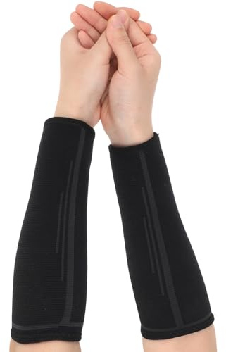 Ptwola 2pcs Volleyball Arm Sleeves Passing Hitting Forearm Compression Sleeves Baseball Football Basketball Sports Training Arm Protector Guard for Youth Kids Adult