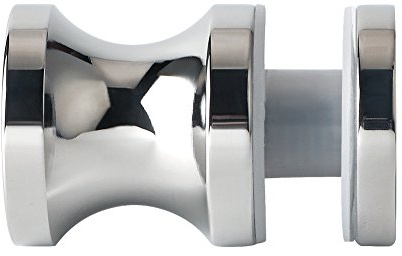 ZASTION Alise Shower Glass Door Handle,Sliding Shower Doors Knob,One Sided Pull Hardware Replacement Parts for Bathroom Glass Doors,L9000 Solid SUS304 Stainless Steel Polished Chrome