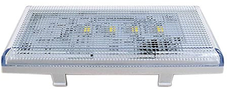 Whirlpool W10515058 Refrigerator LED Light and Flat Lens Cover Assembly (Replaces W10515058) Genuine Original Equipment Manufacturer (OEM) Part