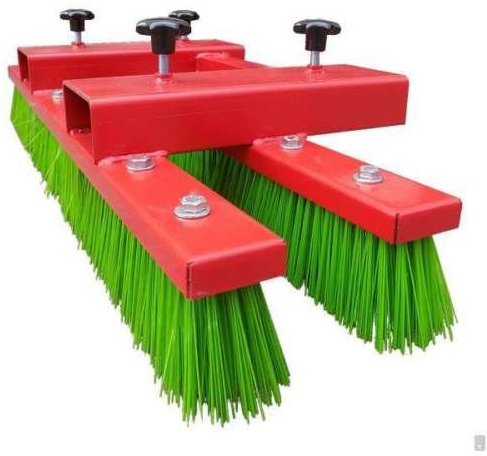 Kehrbesen Besen für Stapler Staplerbesen Anbaugerät 140cm Rot