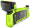 Mumba Funda Acoplable para Nintendo Switch [BladeV2] 360 Grado Protectora TPU Grip Case de Agarre Compatible con la Consola de Nintendo Switch y Controlador Joy-con (Verde)