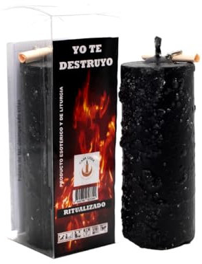Velon Preparado Yo te Destruyo | Vela Ritualizada Tumbamagias | Velas Ritualizadas para Destruir Todo | Velas Ritualizadas Contra el Mal de Ojo, Magia Negra y Hechicería