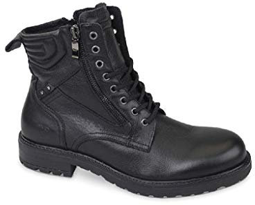 Valleverde Scarpe Uomo Tipo Boots 49823 Nero in Morbida Pelle Tg. 41