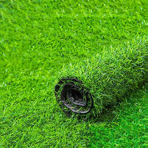 Kunstrasen Turf, 2cm Florhöhe Synthetic Turf Ndoor Außen Balkon Garten Decor Teppich for Haustiere (Size : 79x118in)