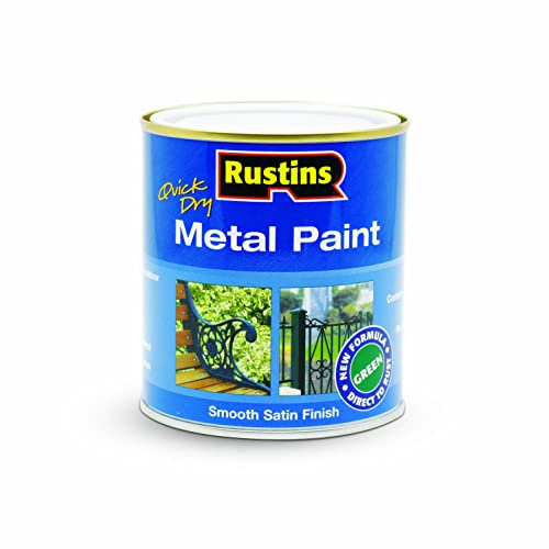 RUSTINS Metal Paint, Green, 500 ml (Pack of 1)