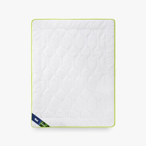 Bambus Bettdecke Ganzjahres Decke für Allergiker | Premium Schlafdecke | Weiß | Gesund Steppdecke | Atmungsaktiv | Top Qualität | bis 60ºC waschbar | Senpo (135 x 200)