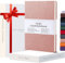 Beechmore Books Notizbuch liniert - XL A4, Rosa I Premium Hardcover Journal Buch aus veganem Leder, 120gsm creme Papier, Geschenkbox, für Schriftsteller, Journalisten, Meetings & Studenten