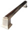 Set of 6 Art Deco Style Handles in Brushed Satin Nickel Finish – Boss Bar Bow Handles 128mm, 192mm, 288mm – Kitchen Cabinet & General Furniture Handles by FFF (128mm Between Fixings)