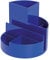 Maul Schreibtisch Organizer MAULrundbox Eco Ø14x12,5cm | Organizer aus 85% recyceltem Kunststoff mit 6 Fächern | Moderner Stiftehalter | Stifte Organizer für Büro und Schreibtisch | Blau
