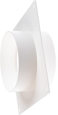 100mm Bride Murale - Raccord de Tuyau pour Conduits de Ventilation - Connecteur Tube Rond
