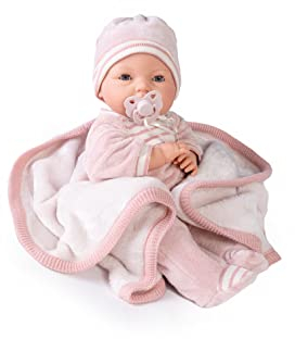 Antonio Juan Puppen Tränen-Bimba mit Winterdecke