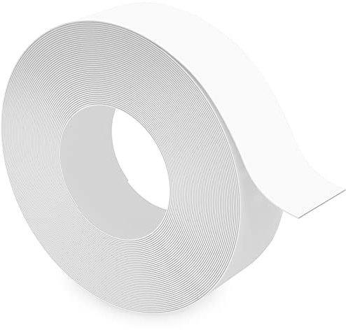 ZYJT White Edge Banding, 2 inch x 100ft roll of Veneer Edge Banding -Pre-glued Flexible Edging, PVC Tape Banding on with Hot Melt Adhesive Easy Application for Cabinet Repair Furniture Restoration