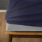 Komfortec Mikrofaser Spannbettlaken 140x200 cm – Weiches Spannbetttuch mit Rundumgummi – Fitted Sheet für Matratzen bis 30 cm – Blau – Oeko-Tex – Pflegeleicht & Hautfreundlich – 90g/m²