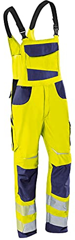 KÜBLER REFLECTIQ Latzhose PSA 2 – Warnschutz-Latzhose mit umlaufenden Reflexstreifen & Cordura-Verstärkungen