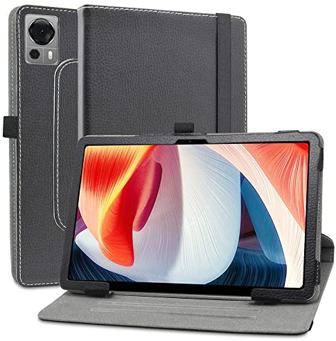MAMA MOUTH Compatible with DOOGEE T20 Rotation Case,360 Degree Rotating With Cute Pattern Sleeve Cover for 10.4 DOOGEE T20 / DOOGEE T20S Tablet(Not fit DOOGEE T20 Mini),Black