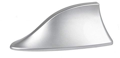 ABS Plastic Car Shark Fin Aerial for N-issan X-Trail T32 T31 T30, Punch-Free Radio Signal Antenna, Enhanced Signal, Low Wind Resistance Streamline Auto Accessories,Silver