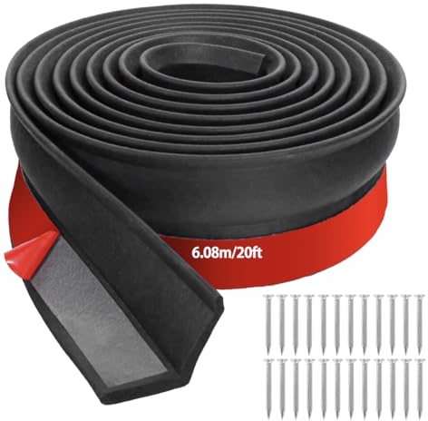 Guarnizione Porta Garage 6m Guarnizione Basculante Autoadesive Garageguarnizione Soglia Porta Garage Universale Con Chiodi