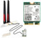Intel BE200 WiFi 7 Tarjeta Inalámbrica 6E BE200NGW Bluetooth 5.4 802.11AX Tri-Band M.2 NGFF Adaptador de Red para Win10/11