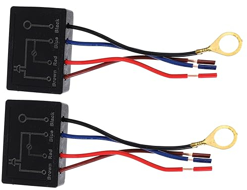 Angoily 2st Tischlampe Berührungsschalter Reparatursätze Für Lampenschalter Mit Kabelkappen Tischlichtschalter Touch-sensor-dimmer Touch Sensor Lampe Berühren Schreibtischlampe Abs Led