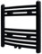 Générique Sèche-Serviettes Eau Chaude à Rails incurvés Noir 480 x 480 mm,Maison & Jardin,Appareils électroménagers,Chauffage & climatisation,Radiateurs,4.4 kg,Noir,141912