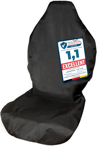 LIONSTRONG® Autositzschoner Vordersitz universell kompatibel [WASSERDICHT] - Autositzbezüge Vordersitze - Sitzschoner Sitzbezüge Auto - Autositz Sitzschutz - Werkstattschoner - Sportsitze