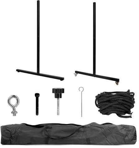 Duronic SFPS Set di Accessori per Schermo di Proiezione Treppiede con Ruote, Ganci, Viti, Corda e Borsa da Trasporto Accessori per Schermi di Proiezione SFPS Utilizzo Versatile per Interni ed Esterni