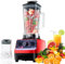 Smoothie Blender, Food Blender for Kitchen, 2L Commercial Heavy Duty Mixer Grinder Machine, Blender Smoothie Machine with 2 Container, for Smoothies Shakes Ice Crushing Frozen Fruits Soups
